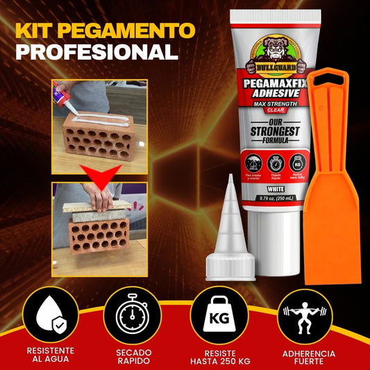 KIT PEGAMENTO PROFESIONAL + BOQUILLA + ESPATULA F4