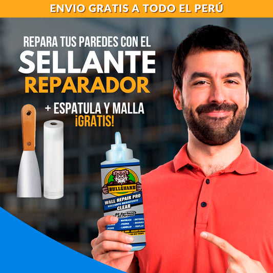 KIT SELLANTE REPARADOR + ESPATULA + MALLA E5